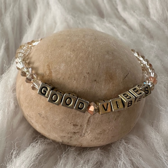 Little Words Project GOOD VIBES Bracelet M/L - Picture 1 of 2